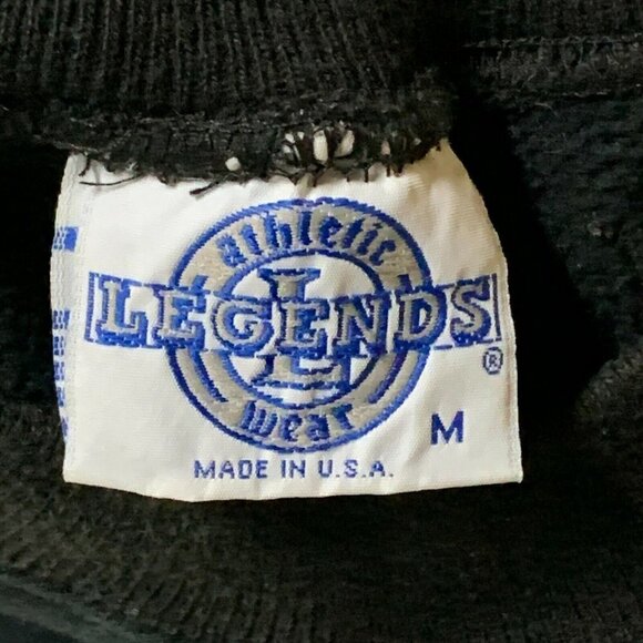 Chicago Blackhawks NHL Sweatshirt Medium Black 1991 All Star Game Hockey Team - Picture 9 of 11